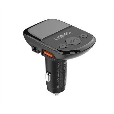شاحن سيارة LDNIO مع بلوتوث FM Transmitter وشحن سريع USB - View 1