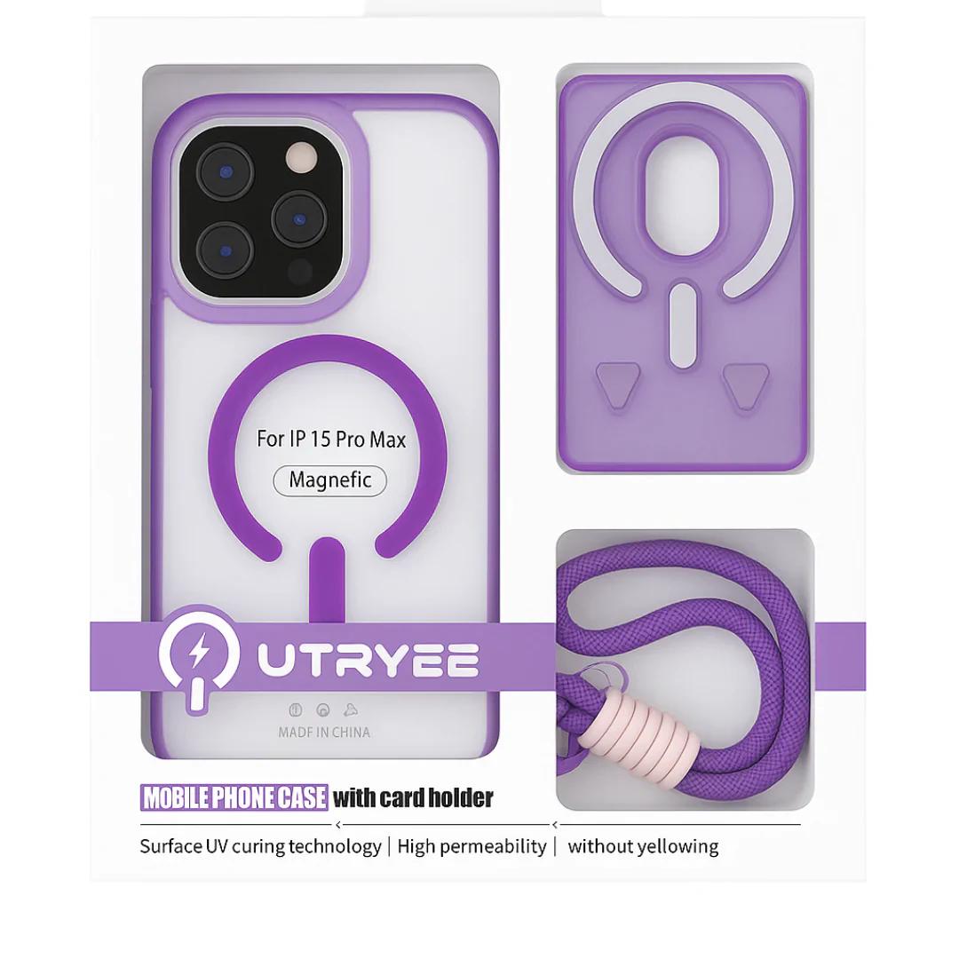 جراب Utryee محفظة وحامل كروت لهاتف iPhone 11 Pro Max - View 1