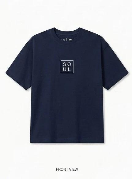 NAVY BLUE STYLE T SHIRT