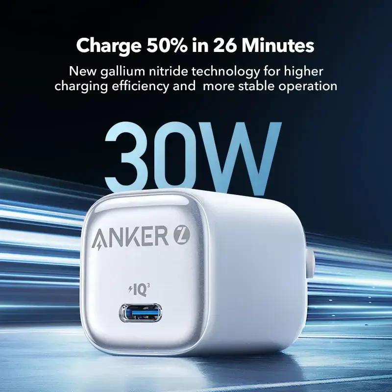 شاحن ANKER Zolo A2698 30W GaN USB-C شحن سريع - View 1