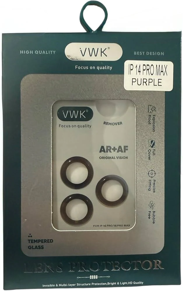 حماية عدسة كاميرا VWK لهاتف iPhone 14 Pro Max image 1