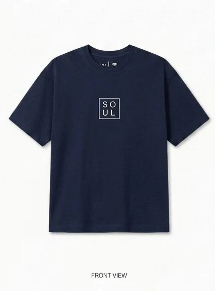 NAVY BLUE STYLE T SHIRT