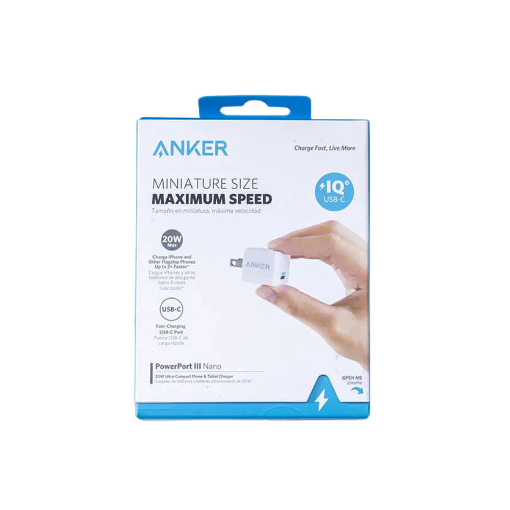 ANKER PowerPort PD Nano 20W USB-C Charger A2634