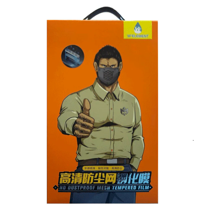 W Element HD Dustproof Mesh Tempered Film Screen Protector