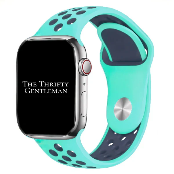GUOI Silicone Sport Watch Strap with Ventilation Holes for Apple Watch