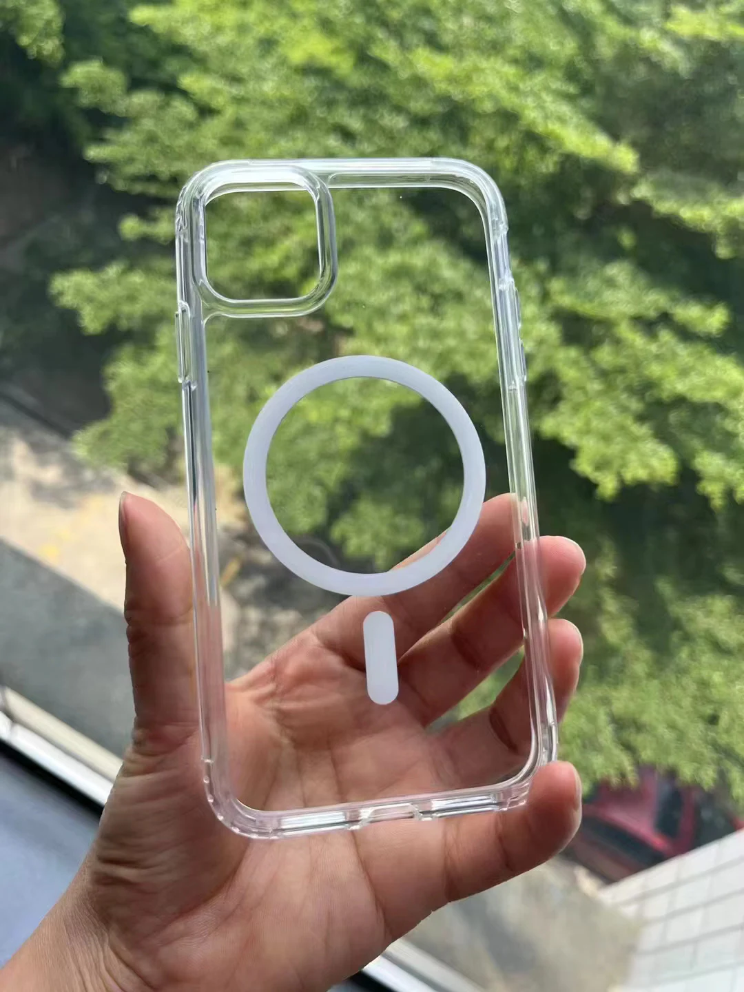 Belkin SheerForce Magnetic Clear Case for iPhone 15 Plus
